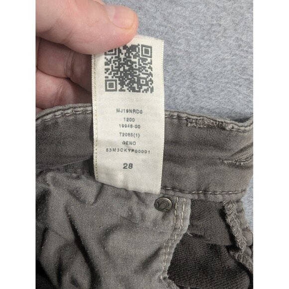 True Religion Geno Jeans Womens 28 Gray Relaxed Slim Stretch Designer Pants - Picture 16 of 16